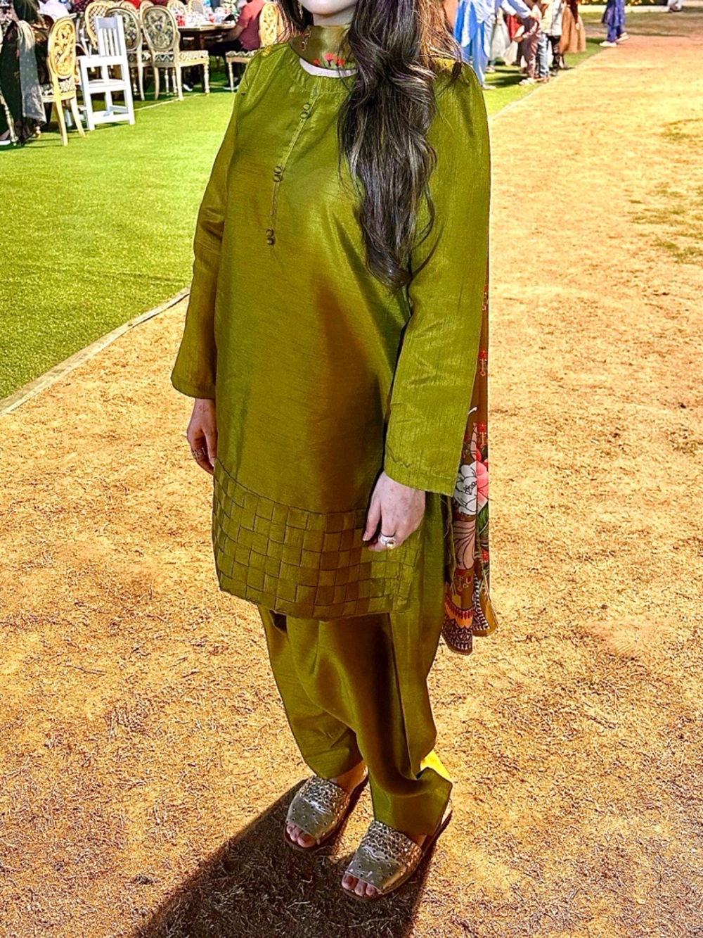 Pakistani Farshi Shalwar Set